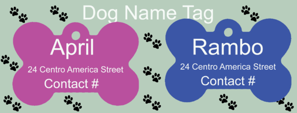 Dog Name Tag